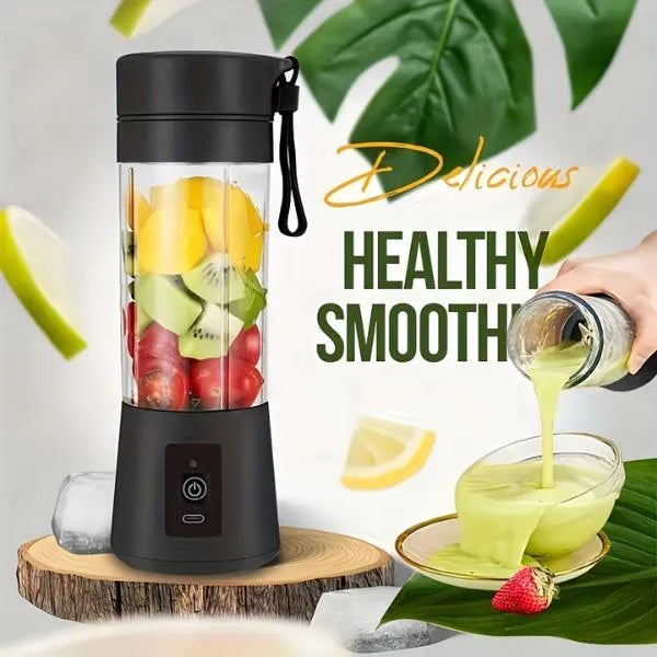 Portable Mini Juicer Blender 6 Blade | Rechargeable Juicer Pakistan