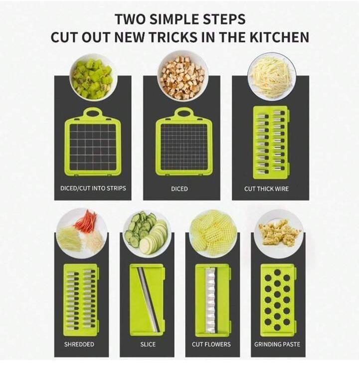 14-in-1 Vegetable Cutter & Slicer Set